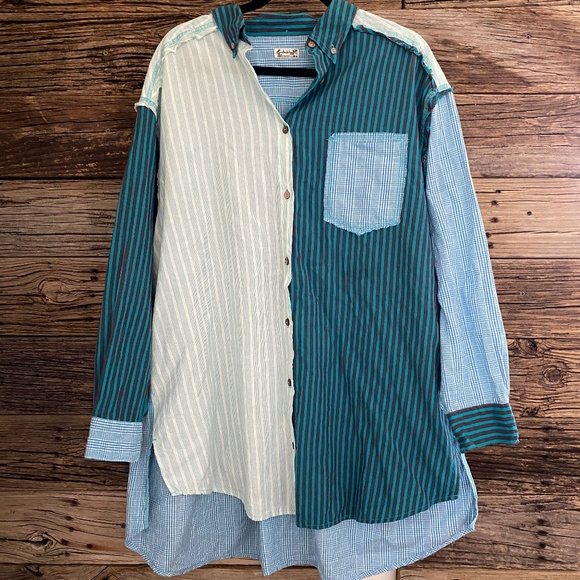 Free People Rags to Riches Shirt - Picture 1 of 9